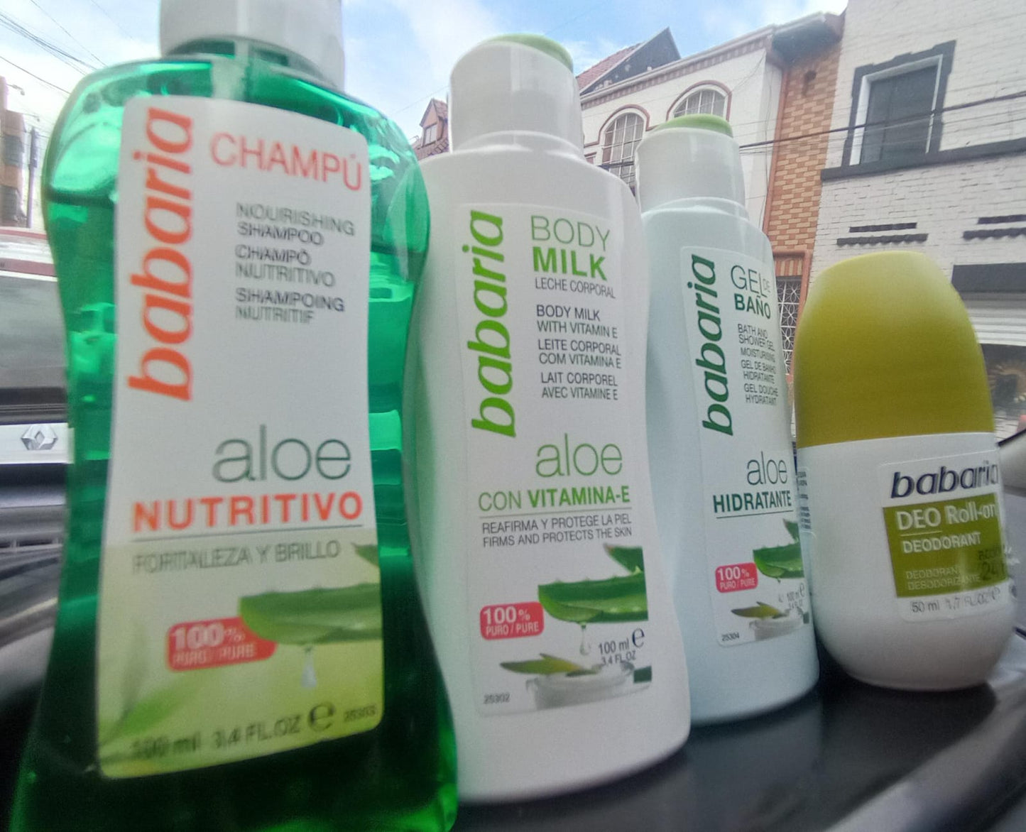 COMBO VIAJERO BABARIA X 4UNIDADES